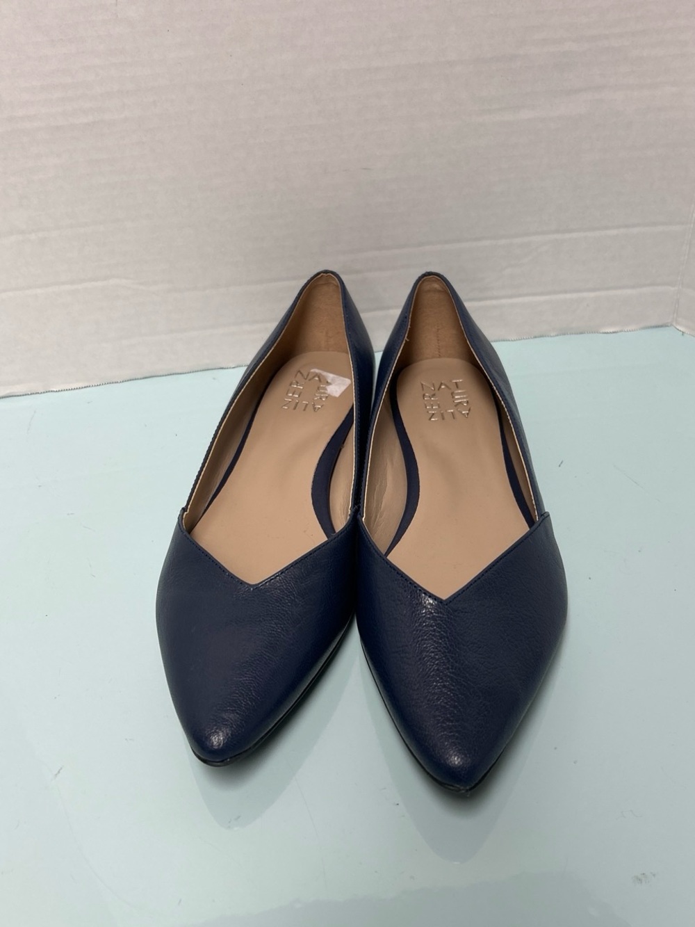 Naturalizer Navy Pointed Toe D'Orsay Flats